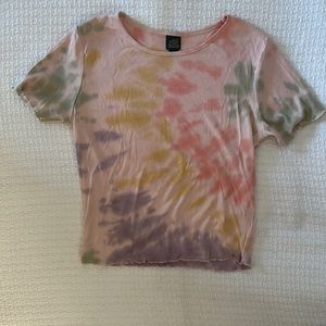 Wild Fable Tie - Dye Scalloped Sleeve Girl’s T - Shirt